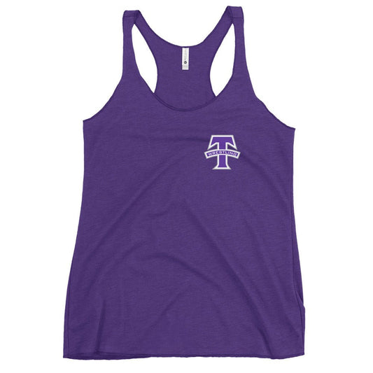 Performance | Thin Racerback Tank Top | Tottenville wrestling club | Lettermark Logo