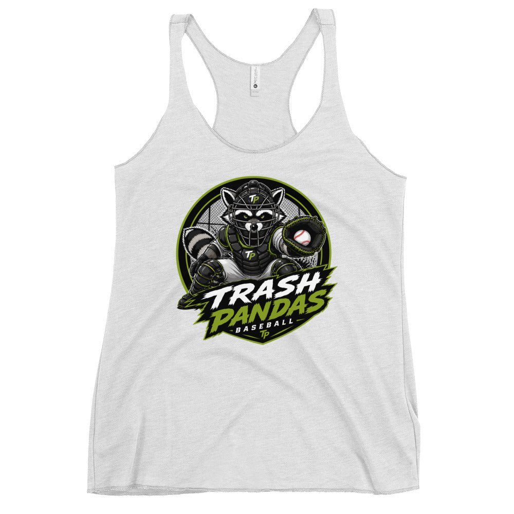 Performance | Thin Racerback Tank Top | Trash Pandas Baseball Organization | Athletics Logo