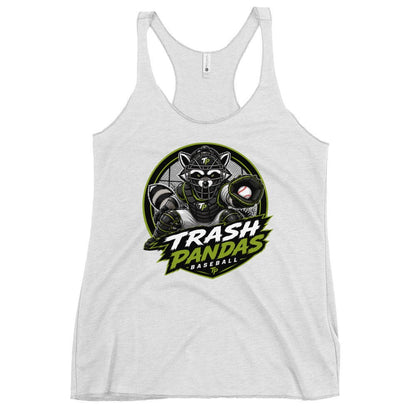 Performance | Thin Racerback Tank Top | Trash Pandas Baseball Organization | Athletics Logo