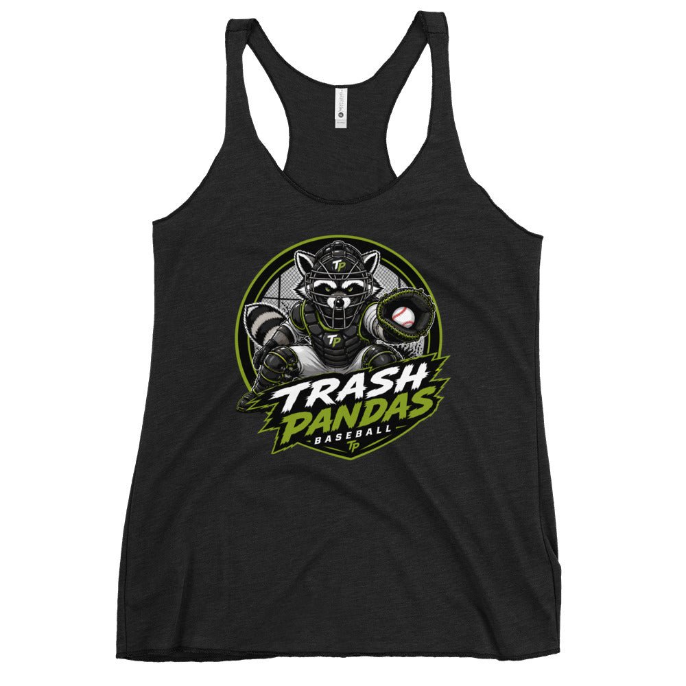 Performance | Thin Racerback Tank Top | Trash Pandas Baseball Organization | Athletics Logo