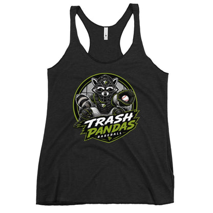 Performance | Thin Racerback Tank Top | Trash Pandas Baseball Organization | Athletics Logo