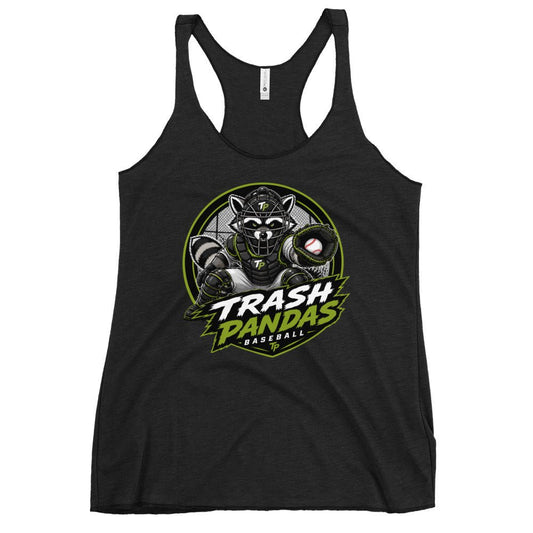 Performance | Thin Racerback Tank Top | Trash Pandas Baseball Organization | Athletics Logo