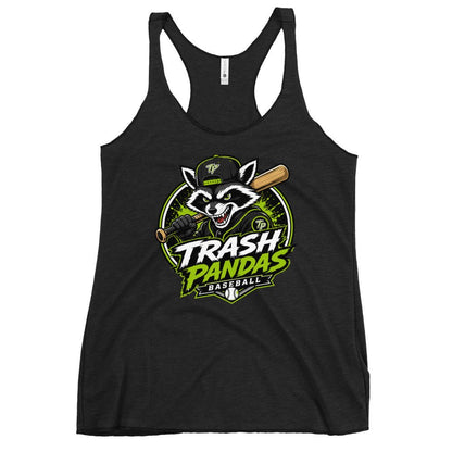 Performance | Thin Racerback Tank Top | Trash Pandas Baseball Organization | Mascot Logo