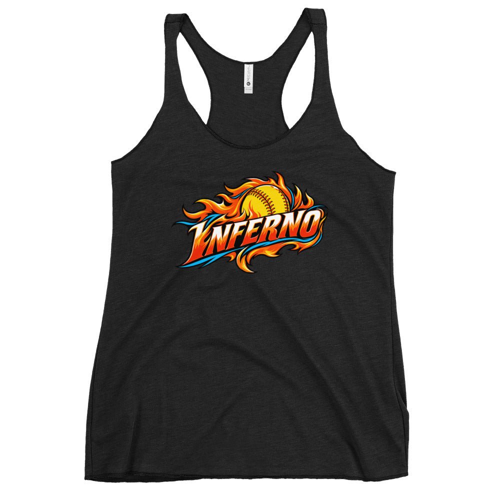Performance | Thin Racerback Tank Top | Treasure Coast Inferno | Crest Logo