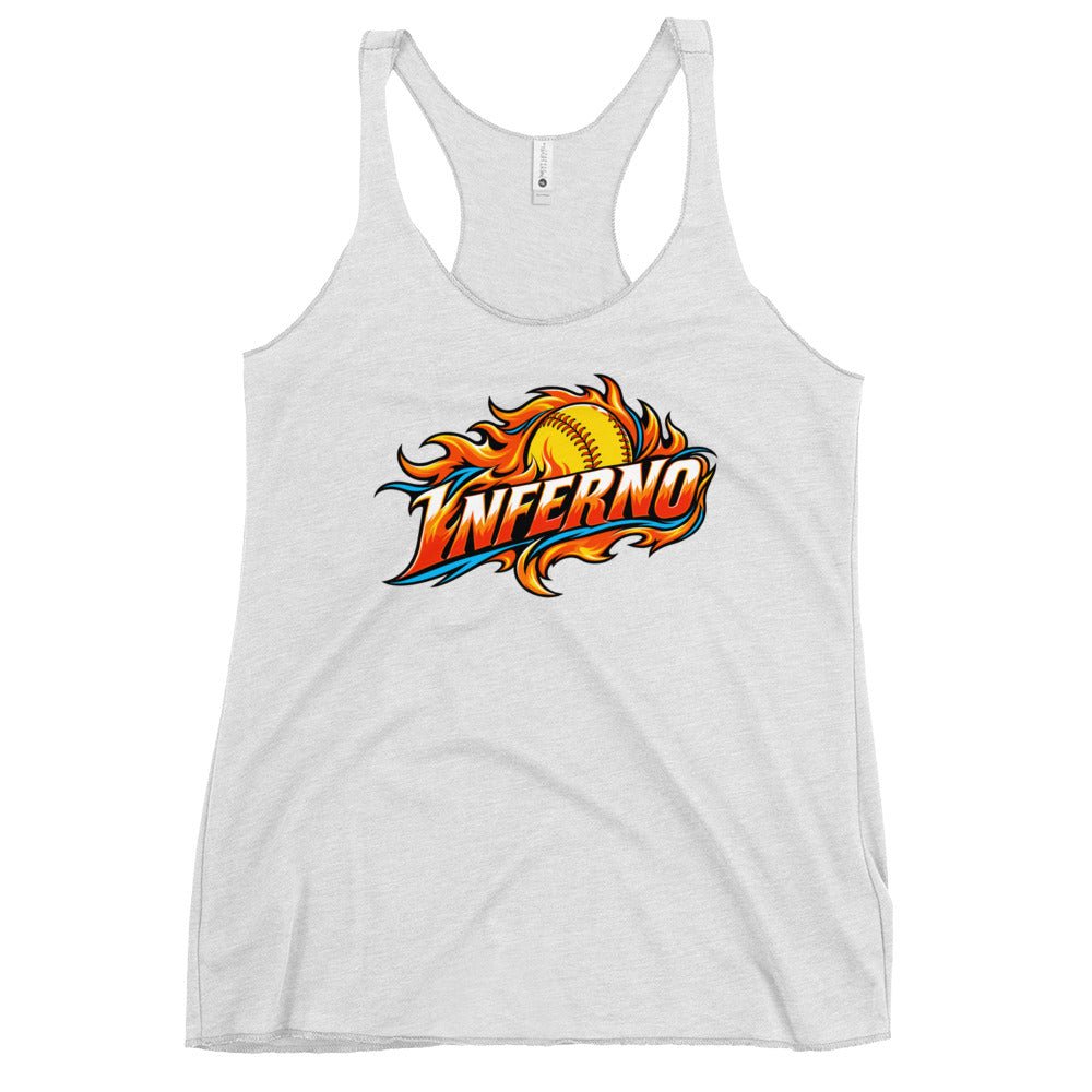 Performance | Thin Racerback Tank Top | Treasure Coast Inferno | Crest Logo
