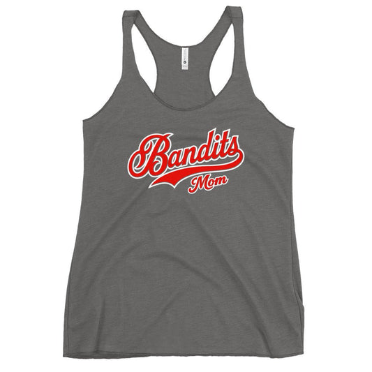 Performance | Thin Racerback Tank Top | Tri - City Baseball | Bandits Mom Logo