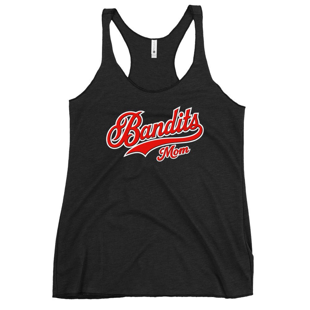 Performance | Thin Racerback Tank Top | Tri - City Baseball | Bandits Mom Logo