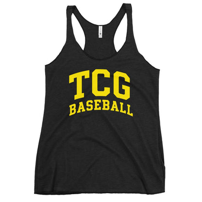 Performance | Thin Racerback Tank Top | Tri-County Ghosts | TCG Crest Alt Logo