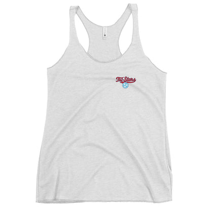 Performance | Thin Racerback Tank Top | Tri - Stars | 3 Stars Light Logo