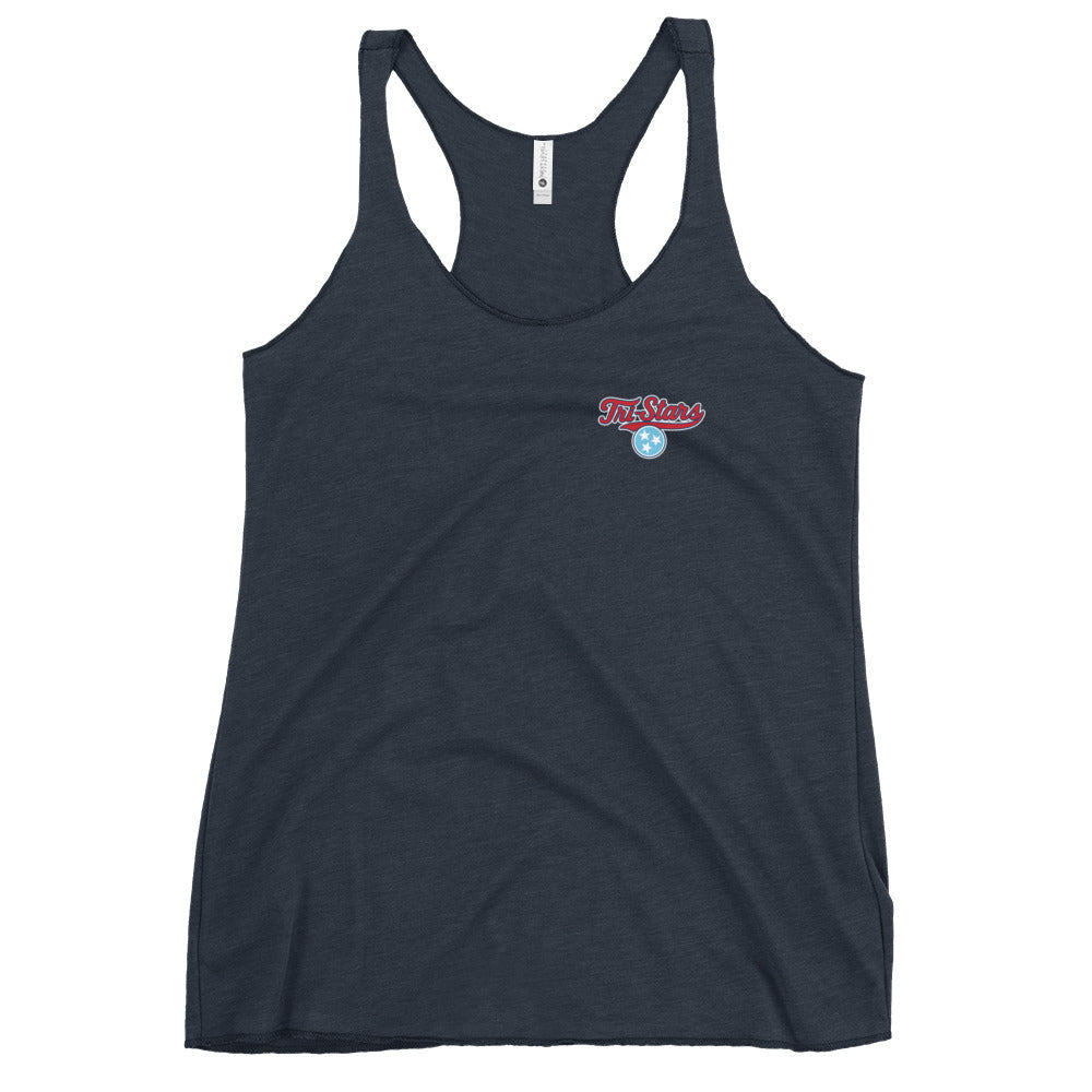Performance | Thin Racerback Tank Top | Tri - Stars | 3 Stars Light Logo