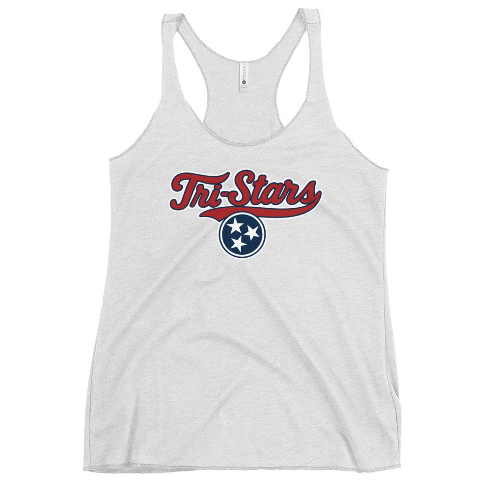 Performance | Thin Racerback Tank Top | Tri - Stars | 3 Stars Logo
