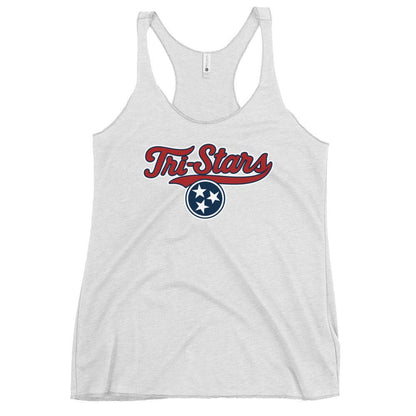 Performance | Thin Racerback Tank Top | Tri - Stars | 3 Stars Logo