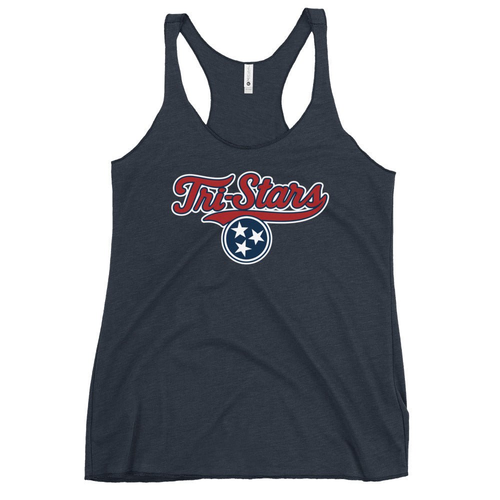 Performance | Thin Racerback Tank Top | Tri - Stars | 3 Stars Logo