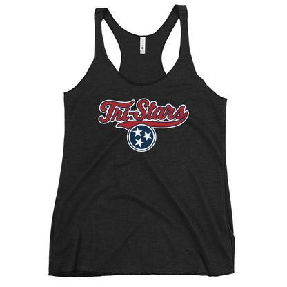 Performance | Thin Racerback Tank Top | Tri - Stars | 3 Stars Logo