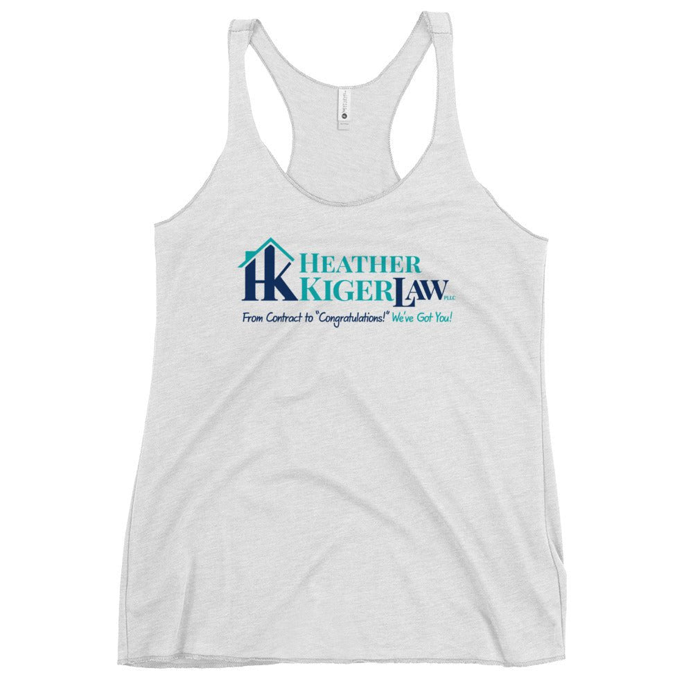 Performance | Thin Racerback Tank Top | Triad Troublemakers | Modern Script Logo