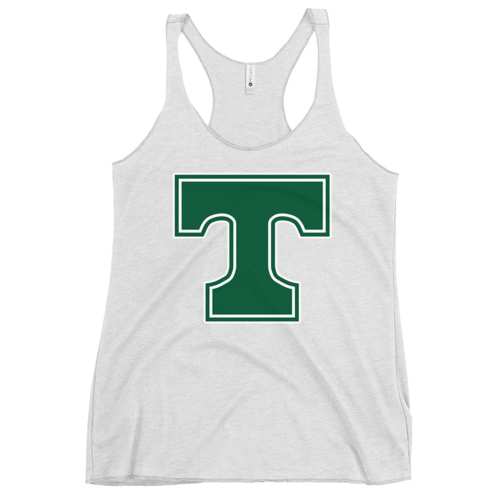 Performance | Thin Racerback Tank Top | Trinity Highschool | T Logo