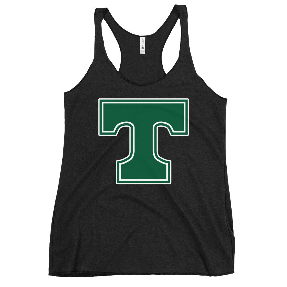 Performance | Thin Racerback Tank Top | Trinity Highschool | T Logo