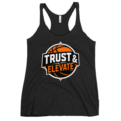 Performance | Thin Racerback Tank Top | Trust & Elevate | Athletic Logo