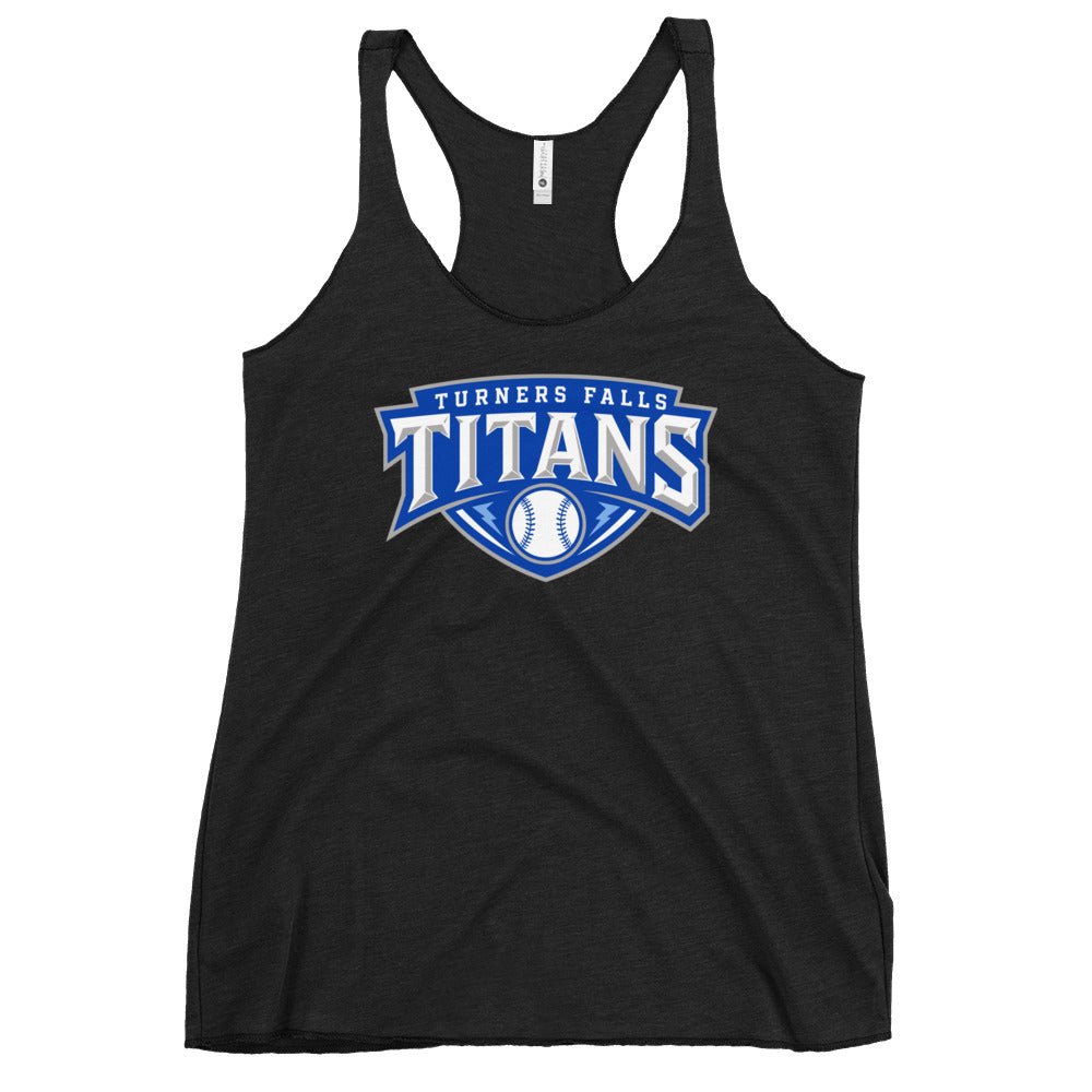 Performance | Thin Racerback Tank Top | Turners Falls Titans | Titan Crest Logo