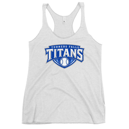 Performance | Thin Racerback Tank Top | Turners Falls Titans | Titan Crest Logo