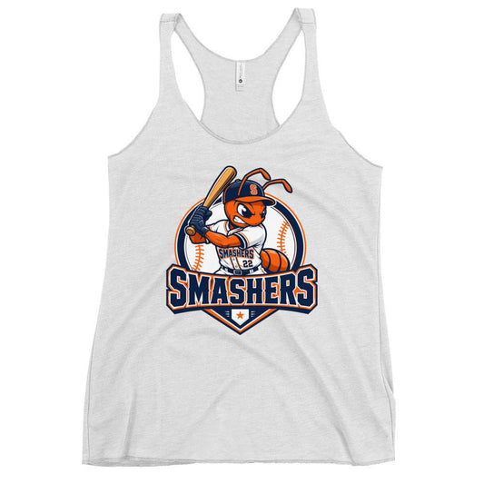 Performance | Thin Racerback Tank Top | Tx Smashers | Emblem Logo