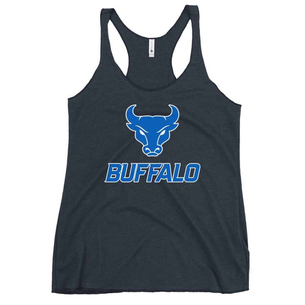 Performance | Thin Racerback Tank Top | UB Womens Club Basketball | Vanguard Buffalo Crest Logo