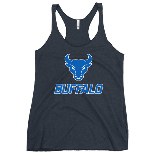 Performance | Thin Racerback Tank Top | UB Womens Club Basketball | Vanguard Buffalo Crest Logo