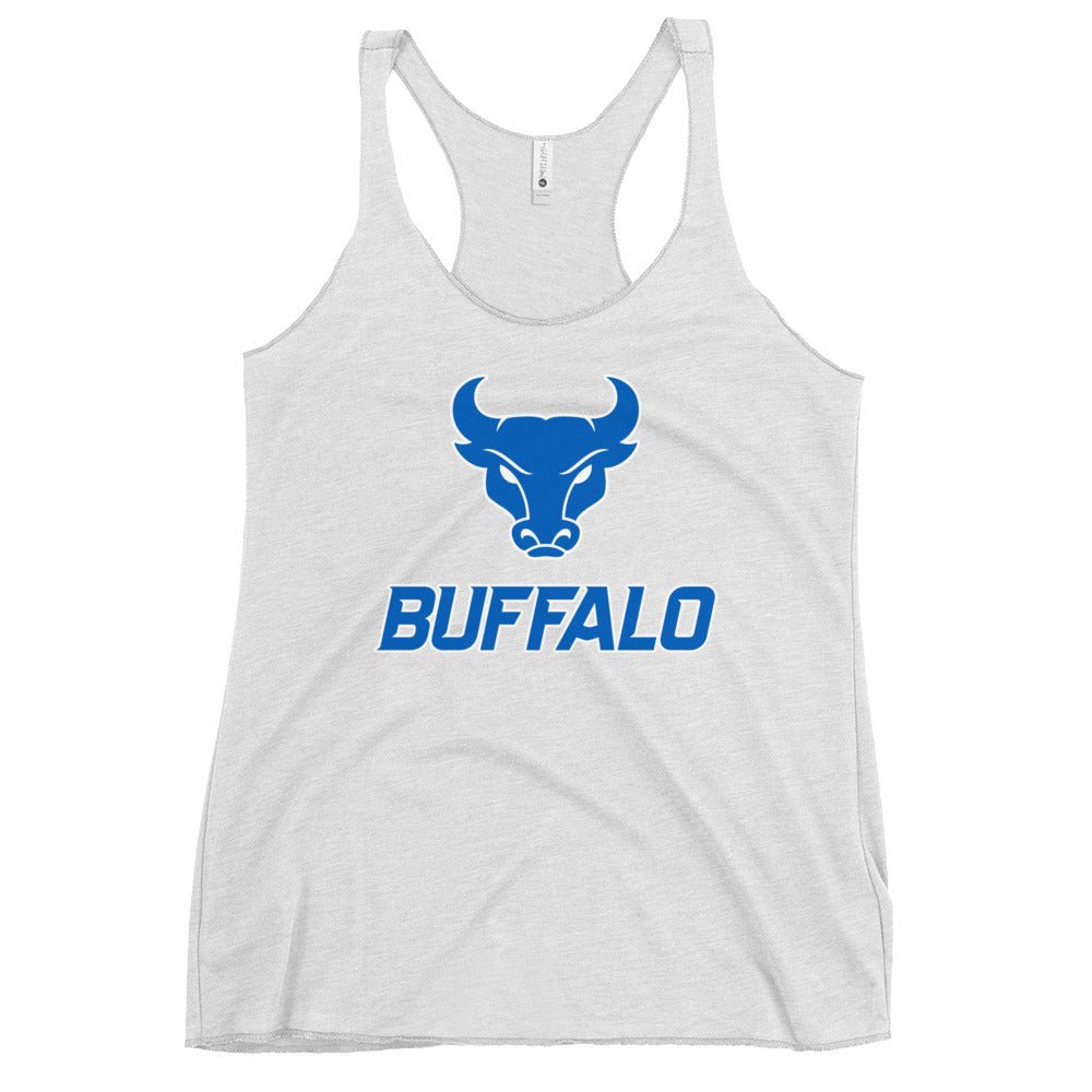 Performance | Thin Racerback Tank Top | UB Womens Club Basketball | Vanguard Buffalo Crest Logo