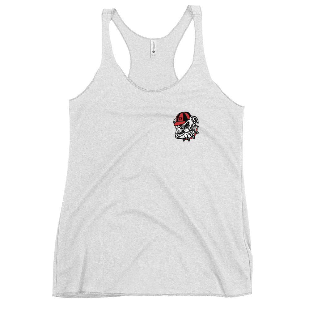 Performance | Thin Racerback Tank Top | UGA Club Lacrosse | Mascot Logo