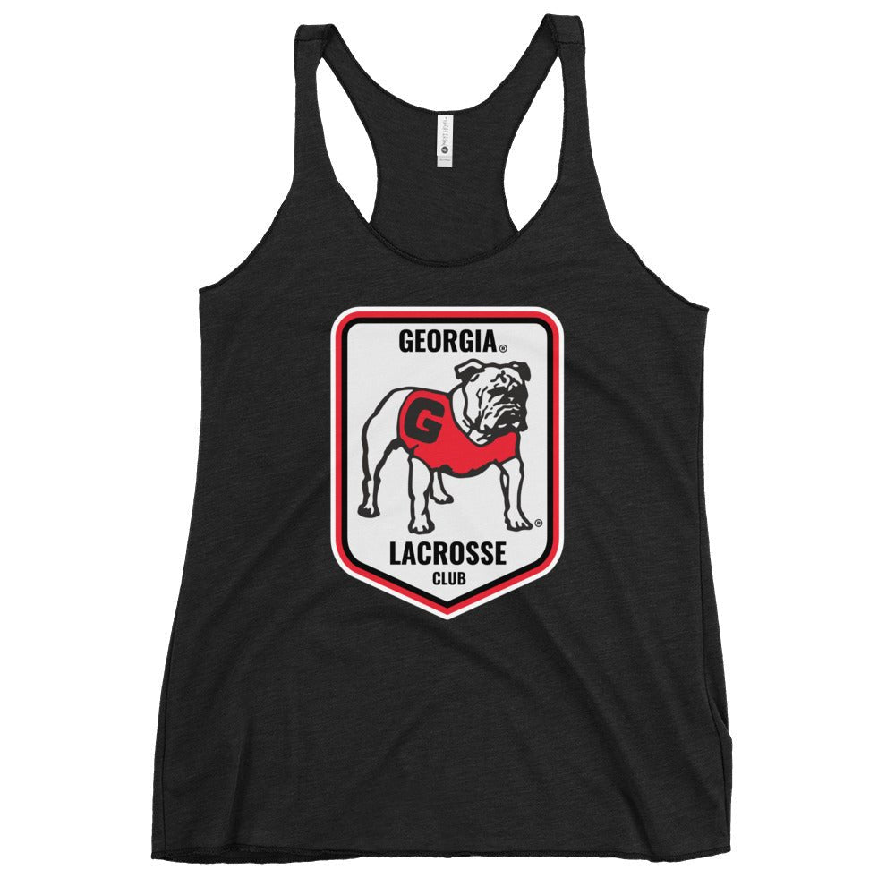 Performance | Thin Racerback Tank Top | UGA Club Lacrosse | Shield Logo