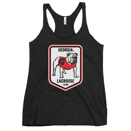 Performance | Thin Racerback Tank Top | UGA Club Lacrosse | Shield Logo