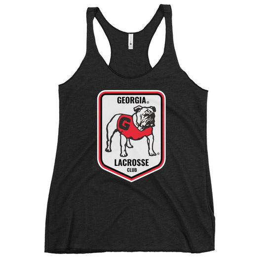 Performance | Thin Racerback Tank Top | UGA Club Lacrosse | Shield Logo