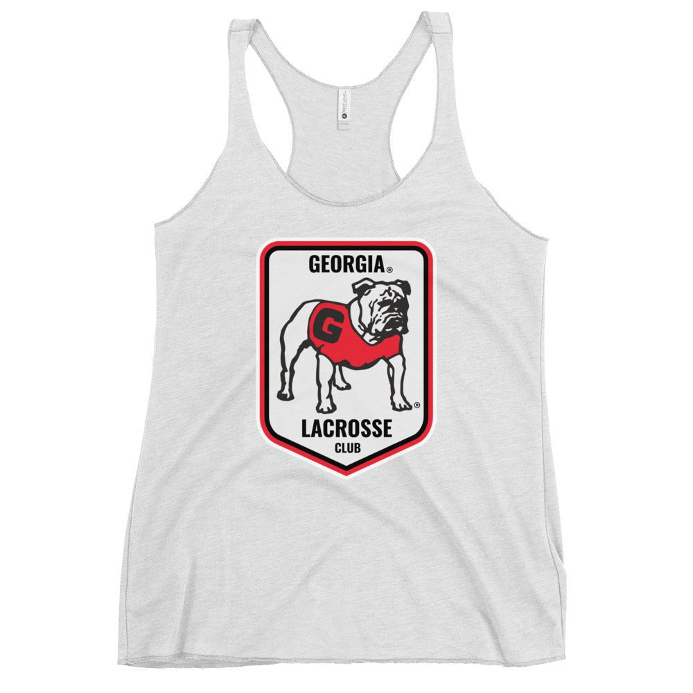 Performance | Thin Racerback Tank Top | UGA Club Lacrosse | Shield Logo