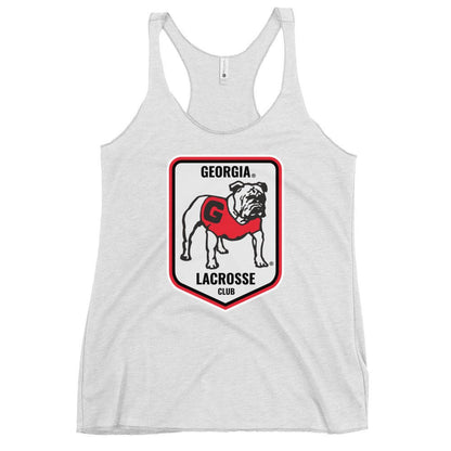 Performance | Thin Racerback Tank Top | UGA Club Lacrosse | Shield Logo