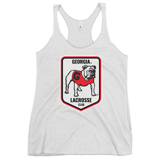 Performance | Thin Racerback Tank Top | UGA Club Lacrosse | Shield Logo