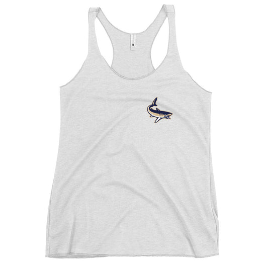 Performance | Thin Racerback Tank Top | University South Carolina Beaufort Track & Field | Shark Logo