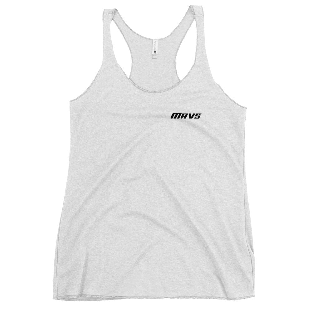 Performance | Thin Racerback Tank Top | Upper Makefield Mavs Fastpitch | Modern Script Logo