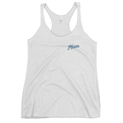 Performance | Thin Racerback Tank Top | Upper Makefield Mavs Fastpitch | Script Logo