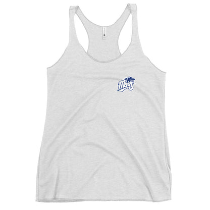 Performance | Thin Racerback Tank Top | Upper Makefield Youth Baseball & Softball League | Blue Mavs Logo