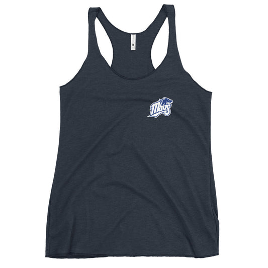 Performance | Thin Racerback Tank Top | Upper Makefield Youth Baseball & Softball League | Blue Mavs Logo