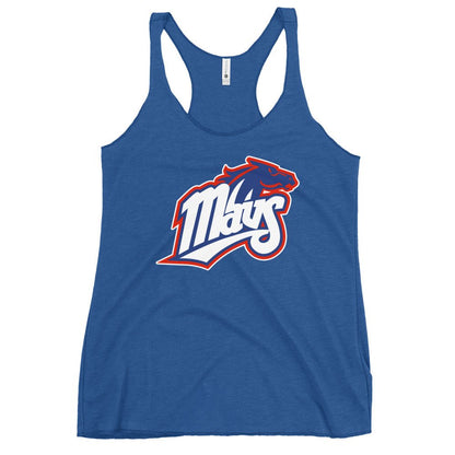 Performance | Thin Racerback Tank Top | Upper Makefield Youth Baseball & Softball League | Mavs Logo