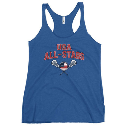 Performance | Thin Racerback Tank Top | USA ALL STARS BERLIN 2026 | Modern Script Logo