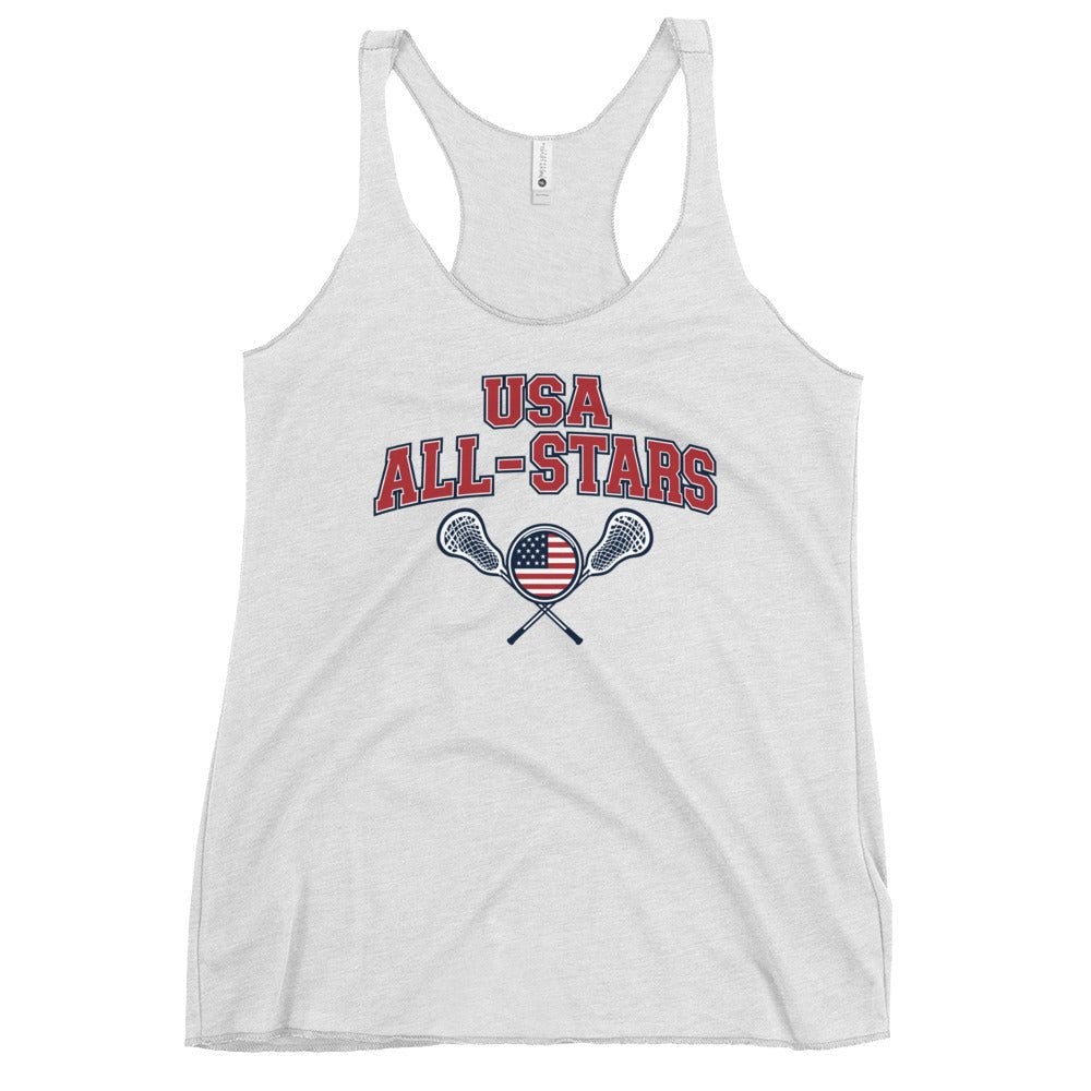 Performance | Thin Racerback Tank Top | USA ALL STARS BERLIN 2026 | Modern Script Logo