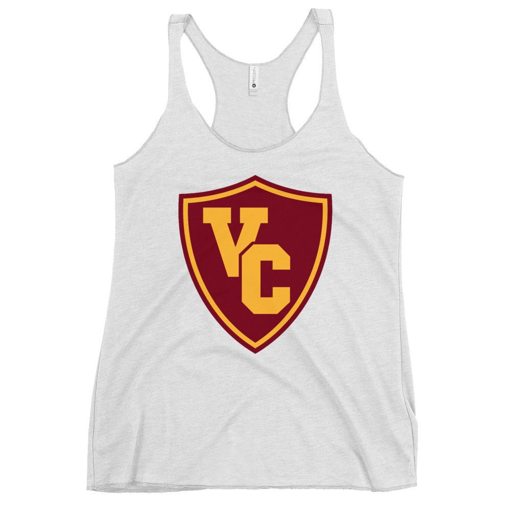 Performance | Thin Racerback Tank Top | VCMS cheer | Shield Logo