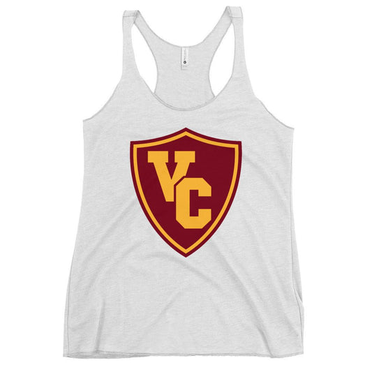 Performance | Thin Racerback Tank Top | VCMS cheer | Shield Logo