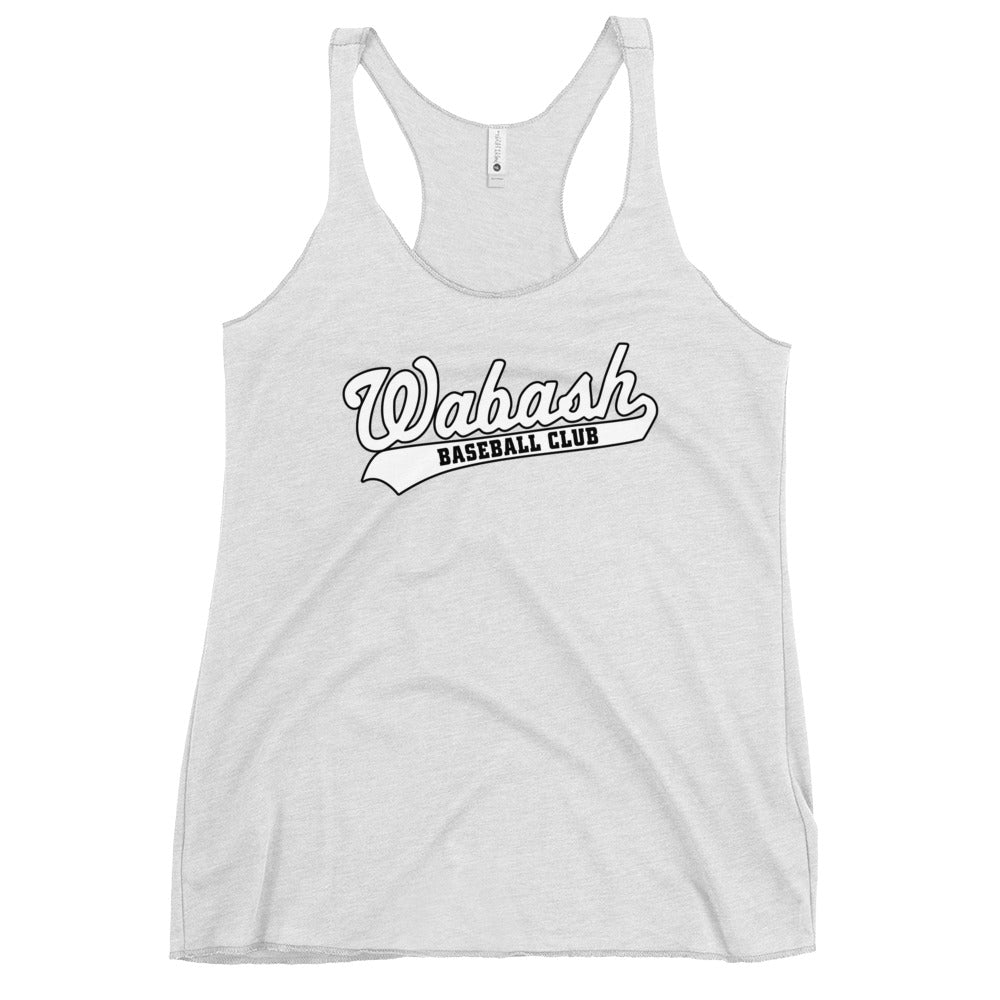 Performance | Thin Racerback Tank Top | Wabash Baseball Club | Alt Logo 2