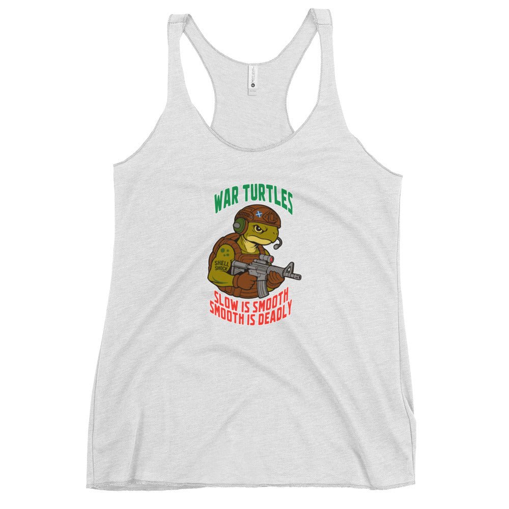 Performance | Thin Racerback Tank Top | War Turtles | Mascot Logo