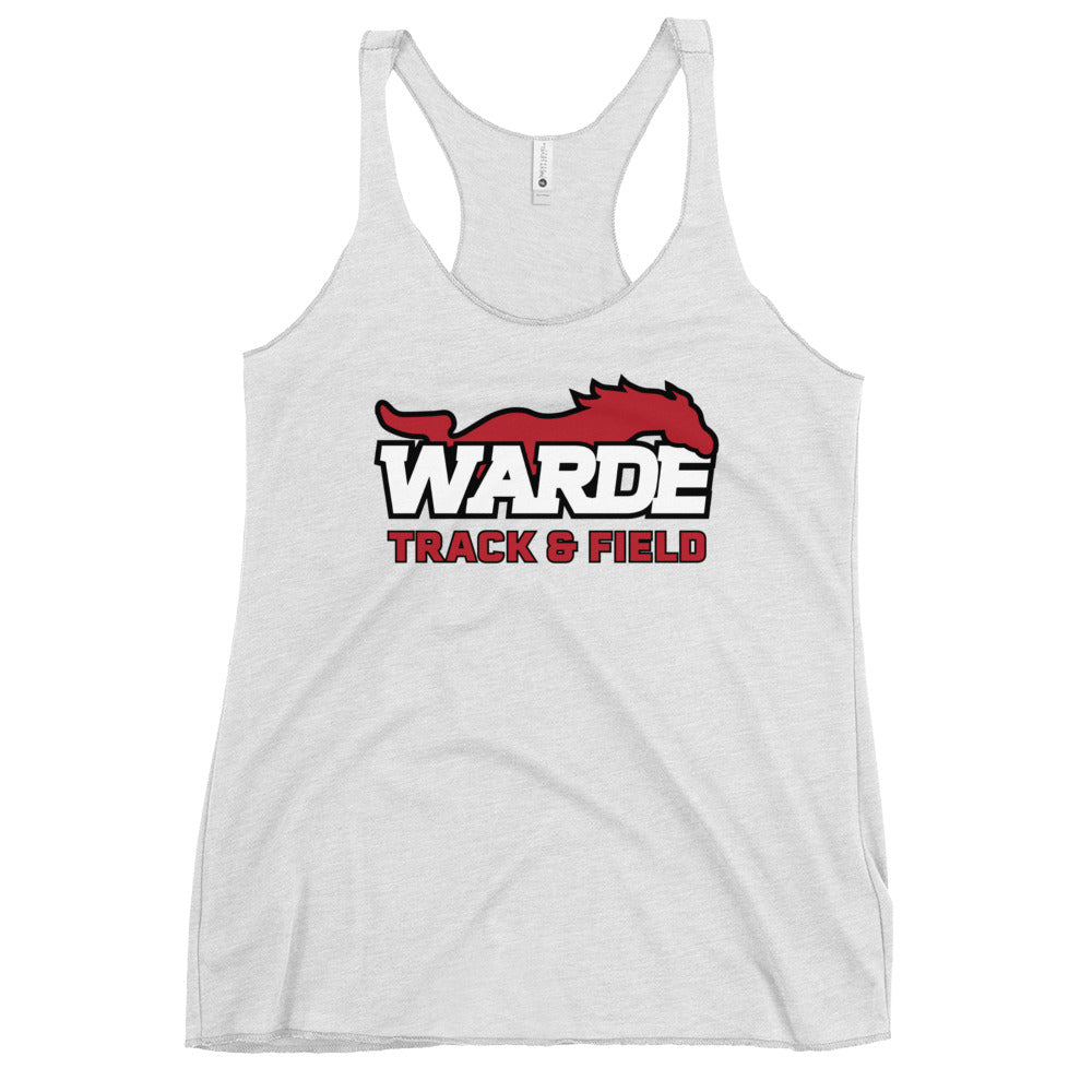 Performance | Thin Racerback Tank Top | Warde Track and Field | Alt Logo