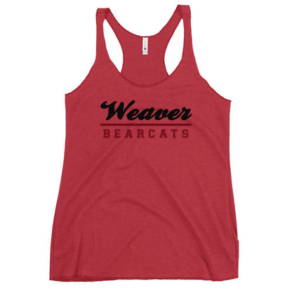Performance | Thin Racerback Tank Top | Weaver High School | Athletic Crest Logo