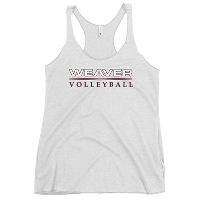 Performance | Thin Racerback Tank Top | Weaver High School | Classic Court Mark Logo